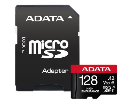 Karta pamięci microSD ADATA 128GB microSDXC HIGH Endurance UHS-I U3 V30S
